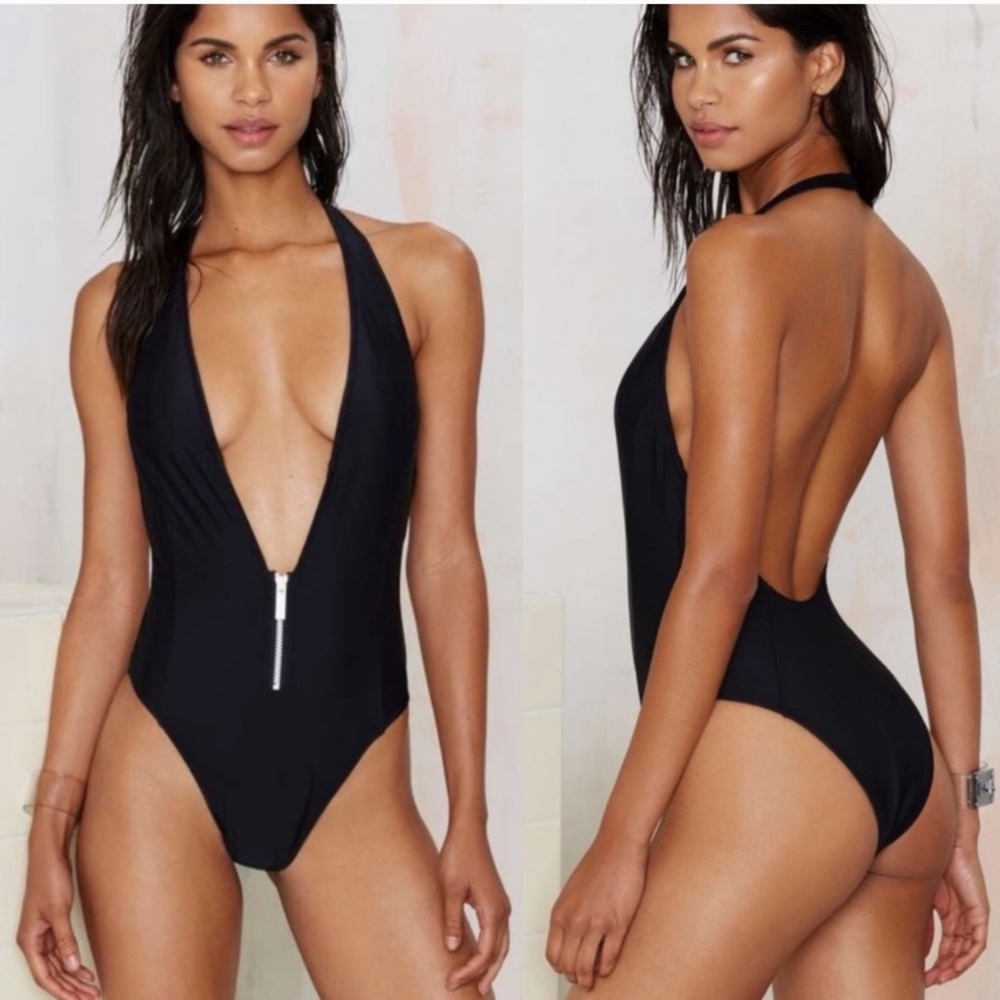NASTY GAL Deep End Swimsuit/Bodysuit